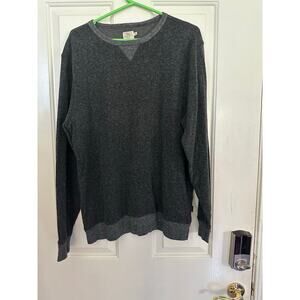 Faherty Men's Gray Long Sleeve Crewneck Pullover Sweater Size XL